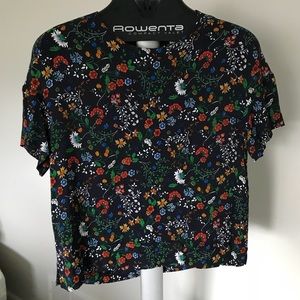 H&M Short Sleeve Blouse—Vintage Floral